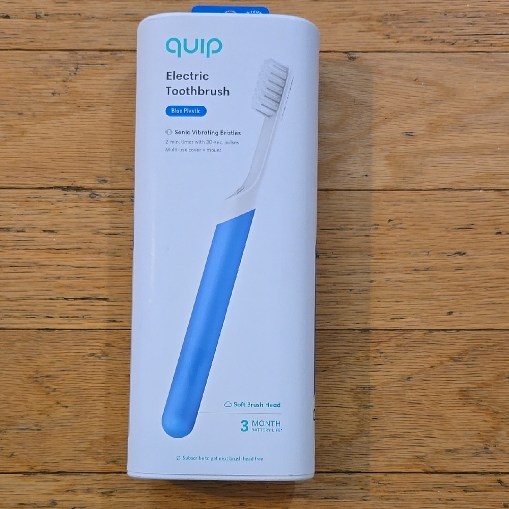 Quip Electric Toothbrush Blue